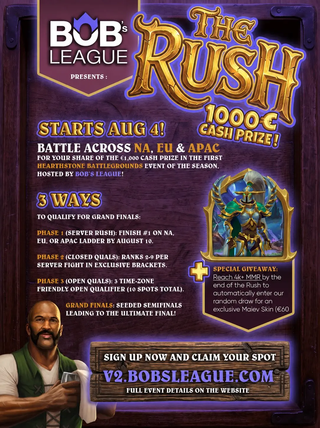 Bob's League The Rush 公式フライヤー
